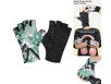 Børne Cykelhandsker - Halvlange Fingre & Skridsikre - Grøn Camouflage L