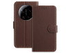 Flip Cover til Xiaomi 17 Ultra  med Kortholder og Stativfunktion - Brun