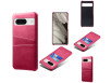 Google Pixel 8a Cover med 2 Kortlommer - Rose