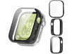 Urkasse med Hærdet Glas Skærmbeskytter til Huawei Watch Fit 3 - Sort