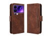 Flip Cover til Xiaomi 17 Pro Max med Kortholder & Standerfunktion - Brun