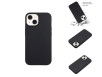 iPhone 14 Cover i Hvedestrå og TPU med Magnet - Miljøvenligt - Sort