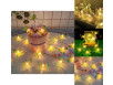 Sommerfugle LED-lyskæde - 2 meter & batteridrevet - Gul