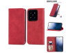 Læder Wallet-cover til Xiaomi 14T Pro - Stænkafvisende & Med Kortlommer - Rød