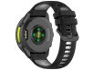 Silikone Rem til Garmin Forerunner 970 / 570 47mm / 265 – Sort / Grå