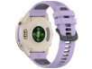 Silikone Rem til Garmin Forerunner 970 / 570 47mm / 265 – Lilla / Sort