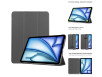 iPad Air 13” M2 (2024) / (2025) Cover med Auto Wake/Sleep & Stående Funktion - PU Læder - Grå
