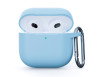 Beskyttelsesetui til AirPods 4 - Silikone & Krog - Baby Blue