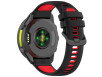 Silikone Rem til Garmin Forerunner 970 / 570 47mm / 265 – Sort / Rød