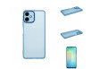 Transparent Blå