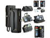 Google Pixel 8 Pro PU Læder Mobilcover med RFID & Lomme - Sort