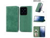 Læder Wallet-cover til Xiaomi 14T Pro - Stænkafvisende & Med Kortlommer - Grøn