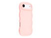 Wavy iPhone Air Silikone Cover Med Bølget Kant - Lyserød