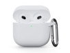 Beskyttelsesetui til AirPods 4 - Silikone & Krog - Hvid
