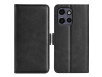 Motorola Edge 50 Neo Læder Flip Cover - Sort
