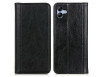 Samsung Galaxy A07 / A06 Flip Cover med Stander & Kortholder i Læder - Sort