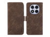 Xiaomi Redmi Note 14 Pro 5G Læder Flip Cover - Brun