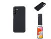 Samsung Galaxy A16 5G Cover - Beskyttende TPU & Anti-Ridse - Sort