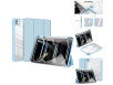 iPad Pro 11 (2024) Tri-fold Etui med Pen Holder - Baby Blue