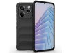 Xiaomi Redmi Note 14 5G Wave Silikone Cover - Sort