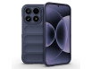 Xiaomi 17 Silikone Cover med Stødabsorberende Bagside - Mørkeblå
