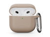 Beskyttelsesetui til AirPods 4 - Silikone & Krog - Sand Pink