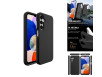 Samsung Galaxy A25 5G Mobilcover med forstærkede hjørner & stødbeskyttelse - Sort