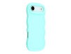 Wavy iPhone Air Silikone Cover Med Bølget Kant - Turkis Grøn