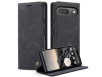 Flip Cover til Google Pixel 10 / 10 Pro / 9 / 9 Pro i Kunstlæder Med Lommer - Sort