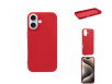 iPhone 16 PlusSoft Matte Silikone Cover - Rød