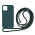 Silikone Cover med Snor til iPhone 11 -Mørkegrøn
