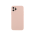 Matte Silicone Cover til iPhone 11 Pro-Lyserød