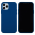 Matte Slim Silikone Cover til iPhone 12 Mini-Blå