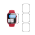 3 Stk. Beskyttelsesglas / Skærmbeskyttelse / 3D Glas til Apple Watch 8 / 9 - 45 mm