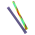 2 Stk Hoppende Fjedre i Nylon 14 cm