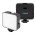 Mini LED videolys til foto & video - 3W, 49 LED, koldskofod og 1/4" gevind (AA-batterier)