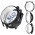 Beskyttelsescover til Oppo Watch X / OnePlus Watch 2 - TPU, 48,85 x 48,8 mm - Sort
