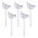 5 stk. Fugleformet Selvvandingsglas til Planter – 90 ml