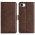 iPhone 16e Læder Flip Cover - Brun