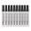 10-Pak Whiteboard Tuscher-Sort