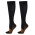 Sorte Elastiske Nylon Kompressionsstrømper til Sport & Rejser-Large (Str. 40-44)
