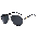 Pilot / Aviator Style Solbriller-Sort