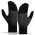 Varme Strik Handsker / Fingervanter med Touch-Sort