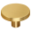 Børstet Guld Knage / Møbelknop-Ø 33 mm