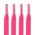Flade Snørebånd i Polyester - 120 CM-Pink