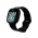 Silikone Rem til Fitbit Versa 3 / 4 / Sense / Sense 2- Str. S-Sort