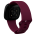 Silikone Rem til Fitbit Sense / Versa 3 - Small - Mørkerød