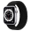 Nylon Sportsrem til Apple Watch 38 / 40 / 41mm - Str. M - Sort