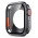 Cover med Skærmbeskyttelse i Beskyttelsesglas / Hærdet Glas til Apple Watch 4 / 5 / 6 / SE (2022/2023) - 44mm-Mørkegrå