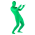 Onepiece Green Screen Dragt 
